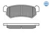 Set placute frana Meyle 025 240 7114