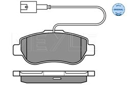 Set placute frana Meyle 025 240 7217/W