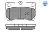 SET PLACUTE FRANA MEYLE 025 243 2317 - Compatibil cu LEXUS