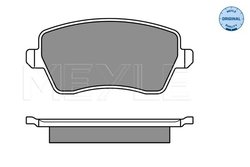 Set placute frana Meyle 025 244 0317/W