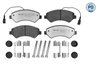 SET PLACUTE FRANA MEYLE 025 244 6619-2/PD - Compatibil cu CITROEN, FIAT, OPEL, PEUGEOT, VAUXHALL