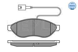 SET PLACUTE FRANA MEYLE 025 244 6819/W2 - Compatibil cu CITROEN, FIAT, PEUGEOT