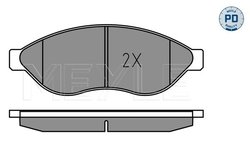 Set placute frana Meyle 025 244 6819-1/PD