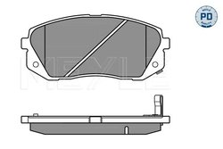 SET PLACUTE FRANA MEYLE 025 245 0116/PD - Compatibil cu HYUNDAI, KIA