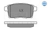 Set placute frana Meyle 025 245 4517