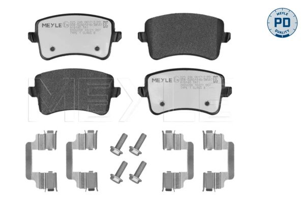 SET PLACUTE FRANA MEYLE 025 246 0617-2/PD - Compatibil cu AUDI
