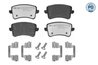 SET PLACUTE FRANA MEYLE 025 246 0617-2/PD - Compatibil cu AUDI