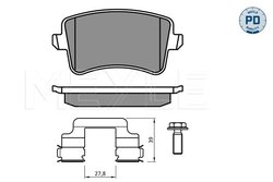 SET PLACUTE FRANA MEYLE 025 246 0617-2/PD - Compatibil cu AUDI