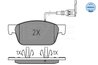 SET PLACUTE FRANA MEYLE 025 246 2318/W - Compatibil cu VW