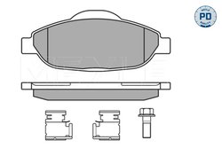 Set placute frana Meyle 025 246 6017/PD