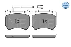 Set placute frana Meyle 025 248 5215/W