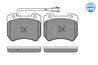Set placute frana Meyle 025 248 5215/W