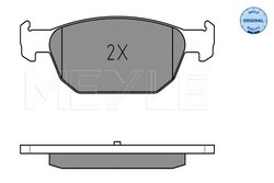 Set placute frana Meyle 025 247 9617/W