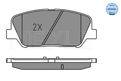 SET PLACUTE FRANA MEYLE 025 249 1517 - Compatibil cu HYUNDAI, KIA