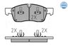 Set placute frana Meyle 025 251 9021
