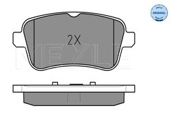 Set placute frana Meyle 025 252 1518