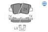 SET PLACUTE FRANA MEYLE 025 253 3715/W - Compatibil cu HYUNDAI, KIA, SSANGYONG