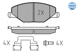 Set placute frana Meyle 025 256 8118