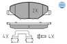 Set placute frana Meyle 025 256 8118