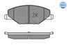 Set placute frana Meyle 025 256 8118