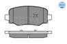 Set placute frana Meyle 025 257 3318