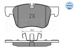 Set placute frana Meyle 025 258 3317
