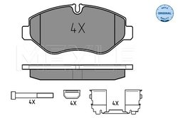 Set placute frana Meyle 025 292 2920