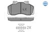Set placute frana Meyle 025 298 3521