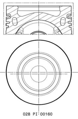 Piston MAHLE 028 PI 00160 002