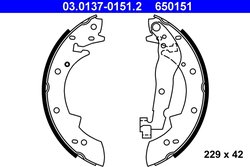 Set saboti frana ATE 03.0137-0151.2