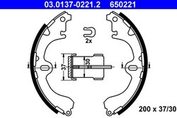Set saboti frana ATE 03.0137-0221.2