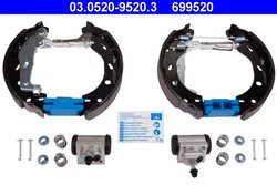 Set saboti frana ATE 03.0520-9520.3