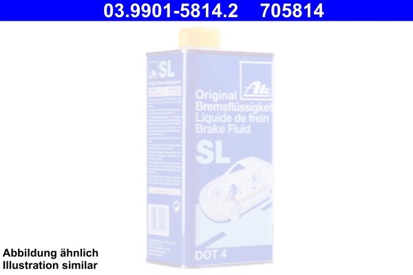 Lichid de frana ATE 03.9901-5814.2