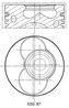 Piston MAHLE 030 87 00