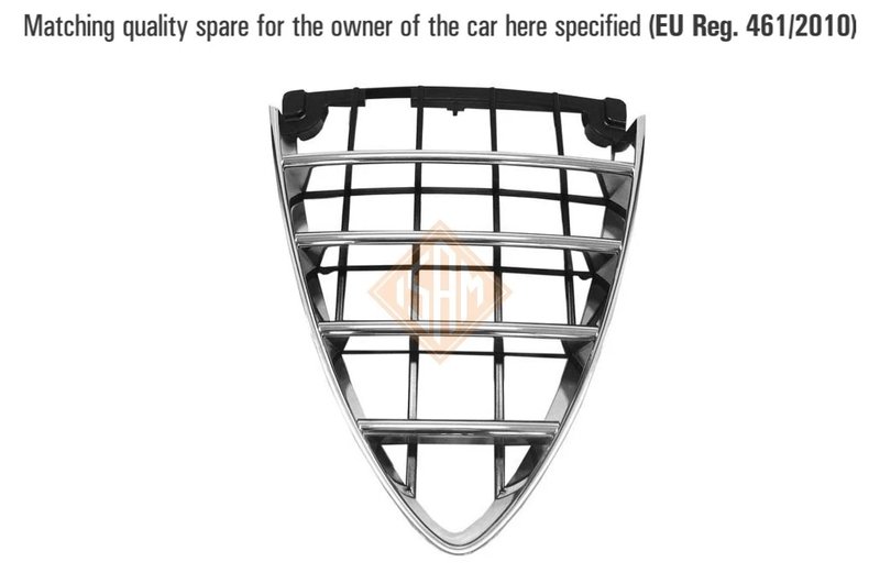 GRILA RADIATOR I.S.A.M. 0309510 - Compatibil cu ALFA ROMEO