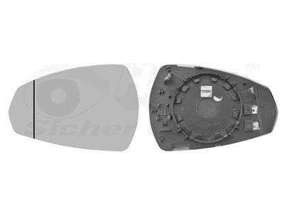 Sticla oglinda, oglinda retrovizoare exterioara Van Wezel 03