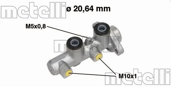 POMPA CENTRALA FRANA METELLI 05-0514 - Compatibil cu CHEVROLET, DAEWOO