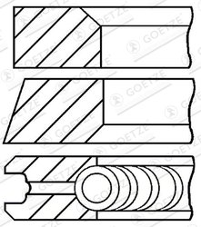 Set segmenti piston Goetze Engine 08-422307-00