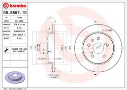 Disc frana Brembo 08.B557.10