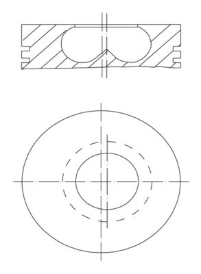 Piston MAHLE 081 PI 00123 000