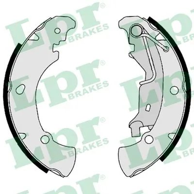 SET SABOTI FRANA LPR 08770 - Compatibil cu FIAT, LANCIA