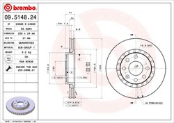 Disc frana Brembo 09.5148.24