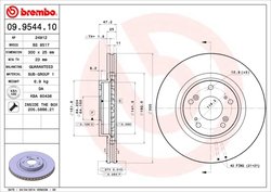 DISC FRANA BREMBO 09.9544.10 - Compatibil cu HONDA