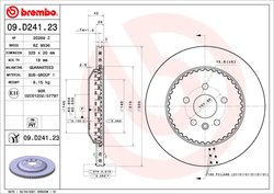 Disc frana Brembo 09.D241.23
