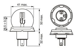 Bec incandescent BOSCH 1 987 302 421