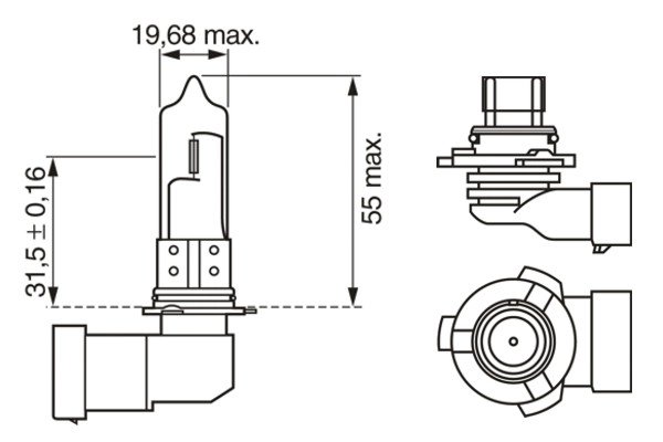 BEC, FAR FAZA LUNGA BOSCH 1 987 302 807 - Compatibil cu ALFA ROMEO, ALPINA, AUDI, BMW, CADILLAC, CHEVROLET, CHRYSLER, CITROEN, D