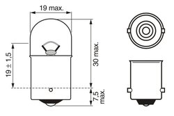 Bec, semnalizator BOSCH 1 987 302 815