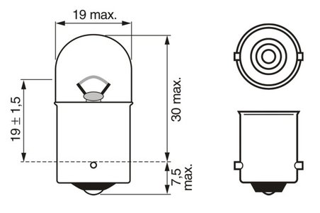 Bec, semnalizator BOSCH 1 987 302 815