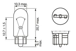 Bec, semnalizator BOSCH 1 987 302 819