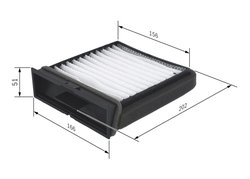 FILTRU AER HABITACLU BOSCH 1 987 432 157 - Compatibil cu MITSUBISHI, VOLVO